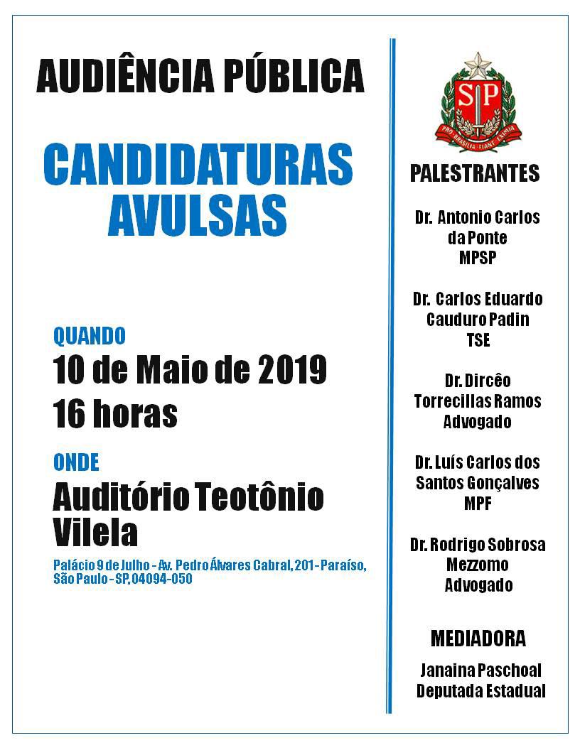 candidaturas avulsas 25bba